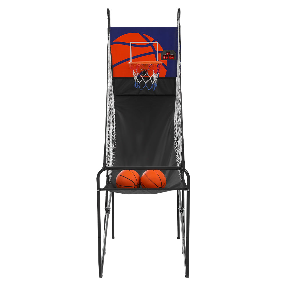 Double Shoot Basketball Arcade Game Electronic Scorer 8 Games Grey