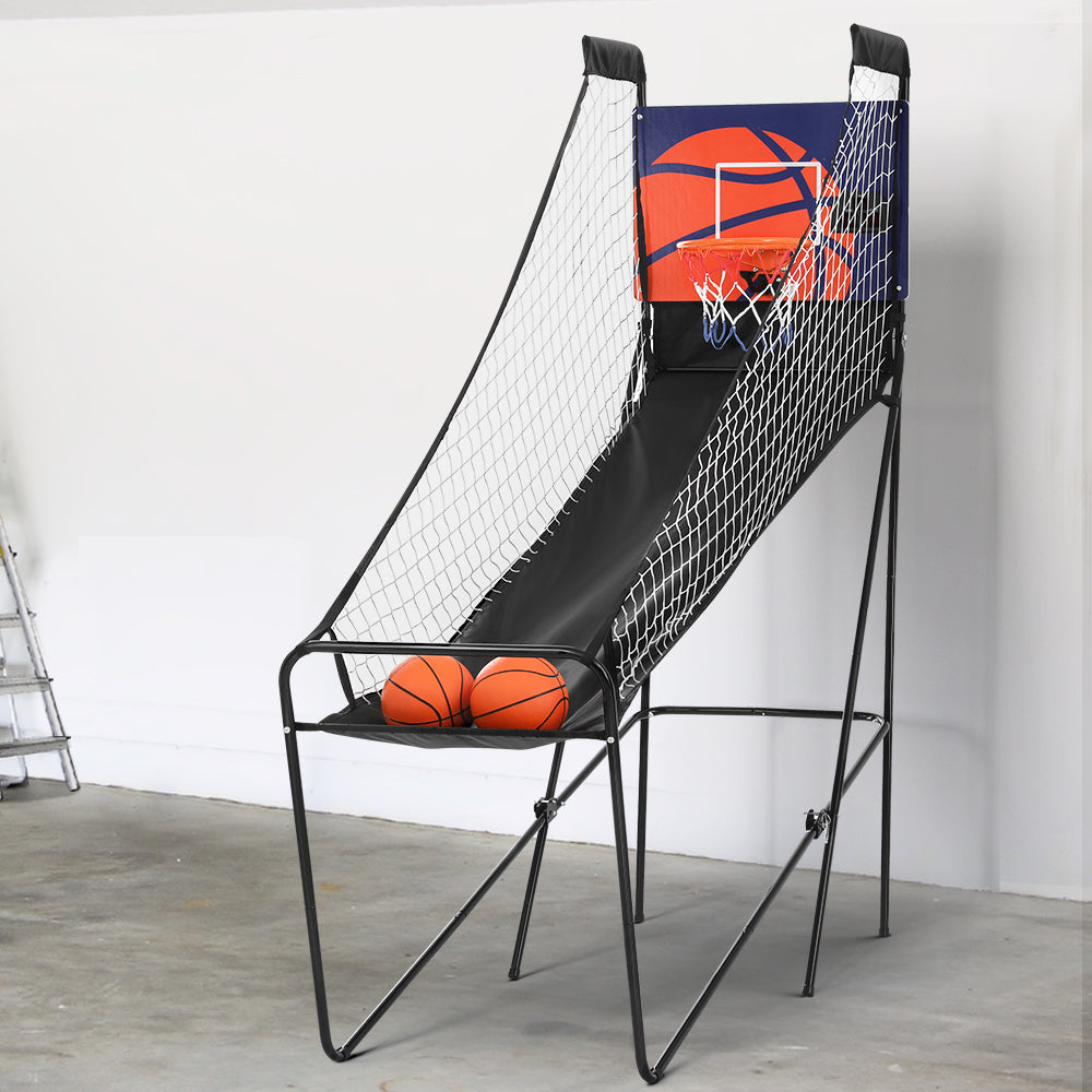 Double Shoot Basketball Arcade Game Electronic Scorer 8 Games Grey