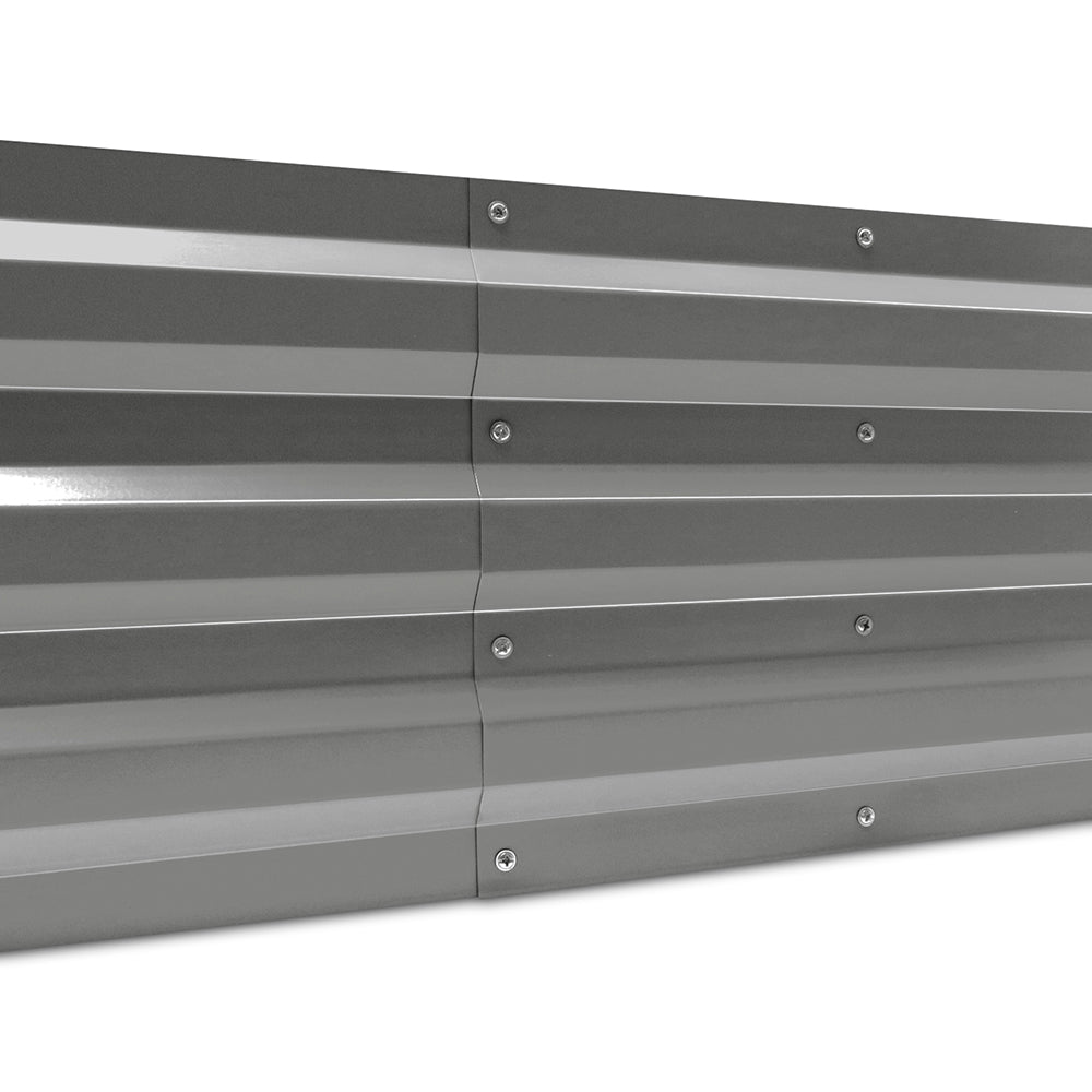 Green Fingers 150x90cm Raised Garden Bed Galvanised Steel Planter Box