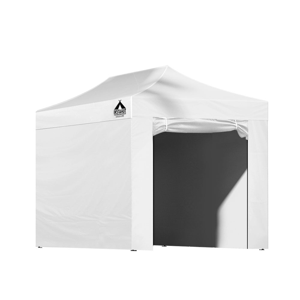 Instahut 3x4.5m Pop Up Gazebo Marquee Tent White