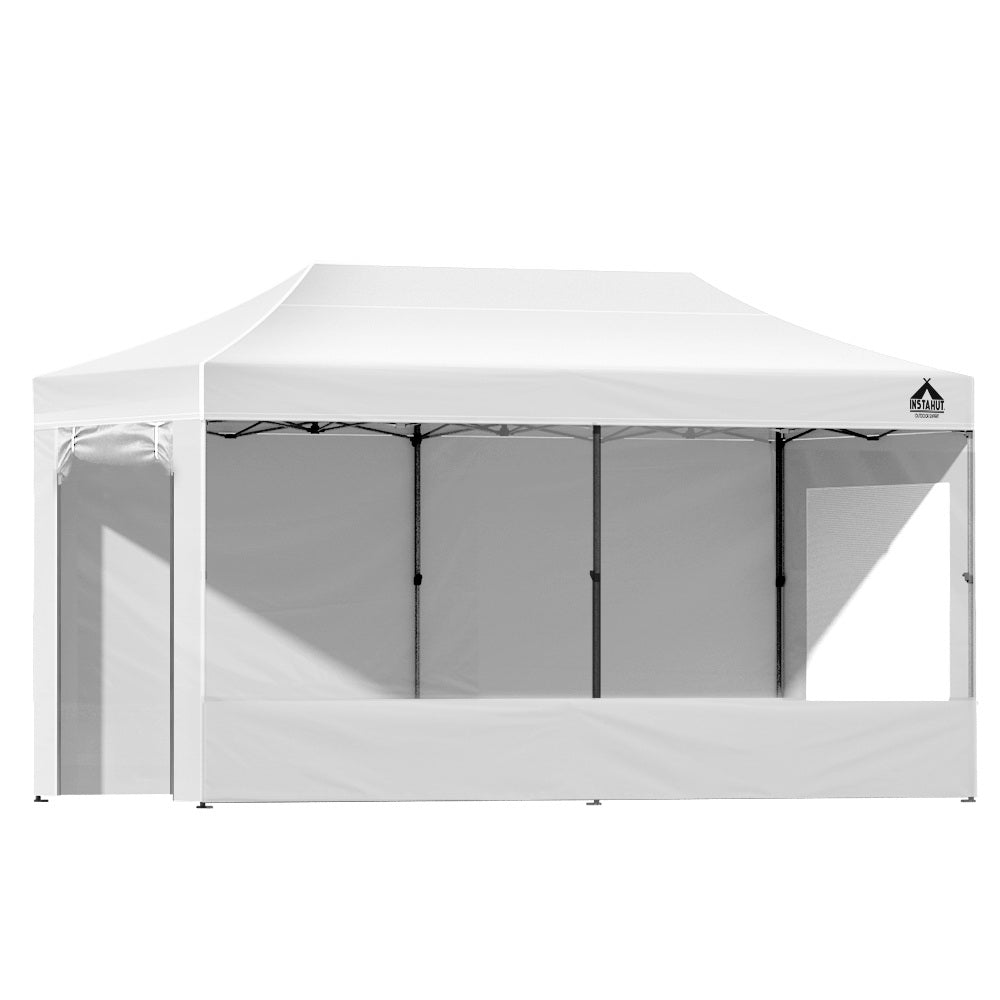 Instahut 3x6m Pop-Up Gazebo 500D Oxford White