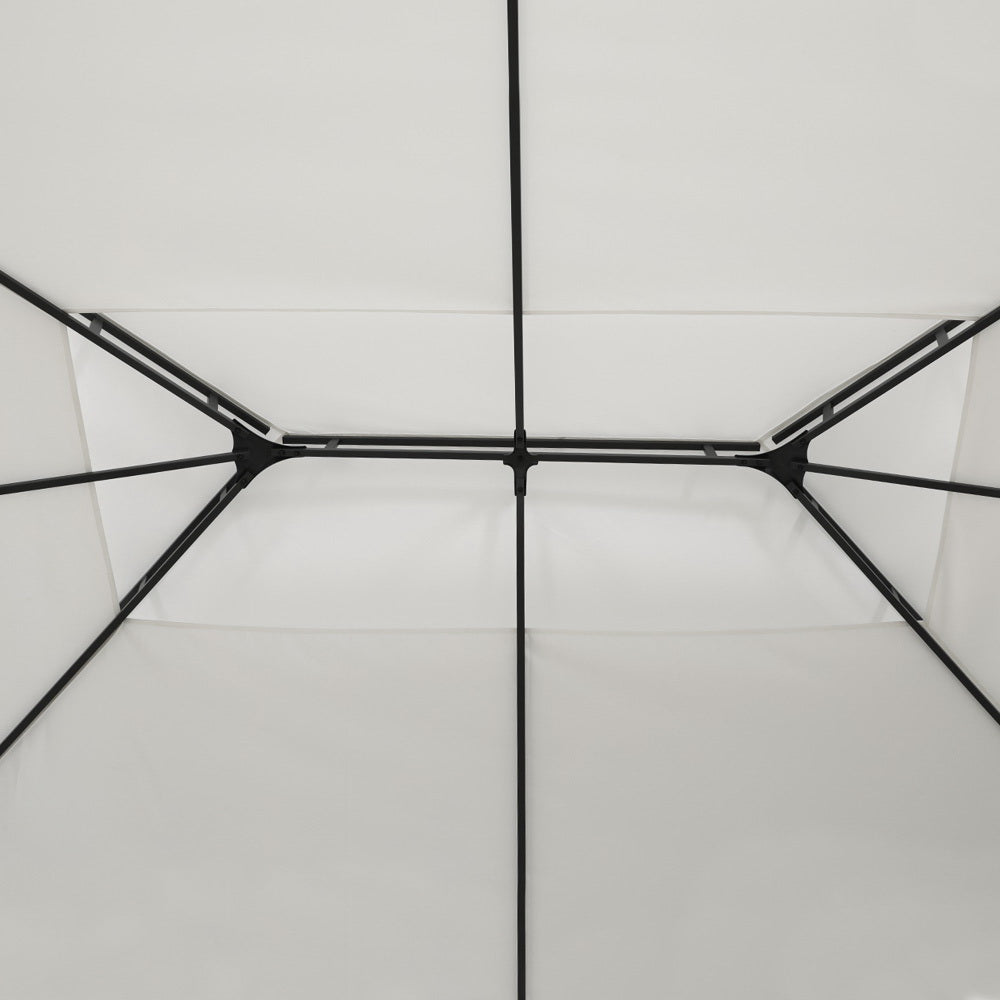 Instahut 4x3m Gazebo Wedding Party Tent Iron Art White