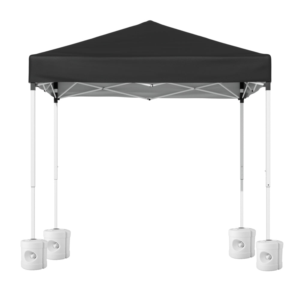 Instahut 2x2m Outdoor Gazebo Black Marquee Shade with Base Pods