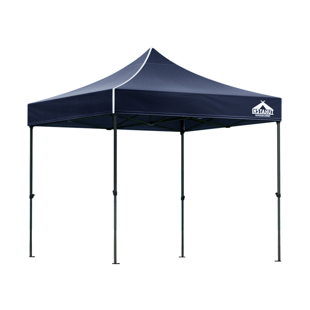 Instahut 3x3m Pop Up Gazebo Marquee Navy with Base Pods
