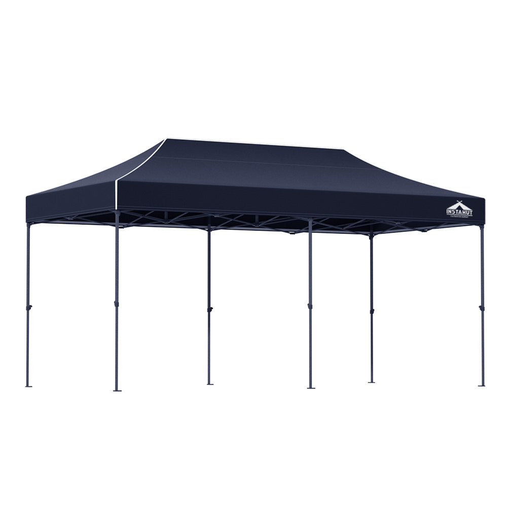 Instahut 3x6m Pop Up Gazebo Marquee 500D Oxford Navy