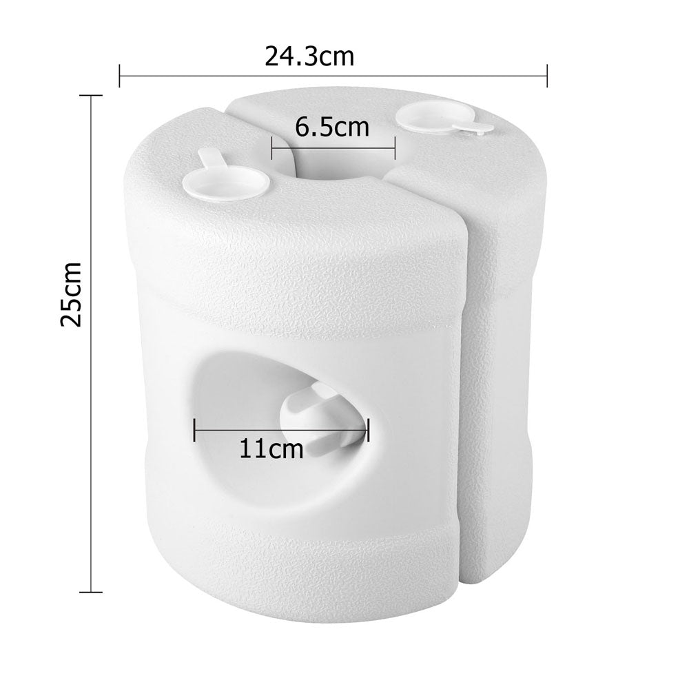 Instahut Gazebo Base Pod Kit 4 Pack White