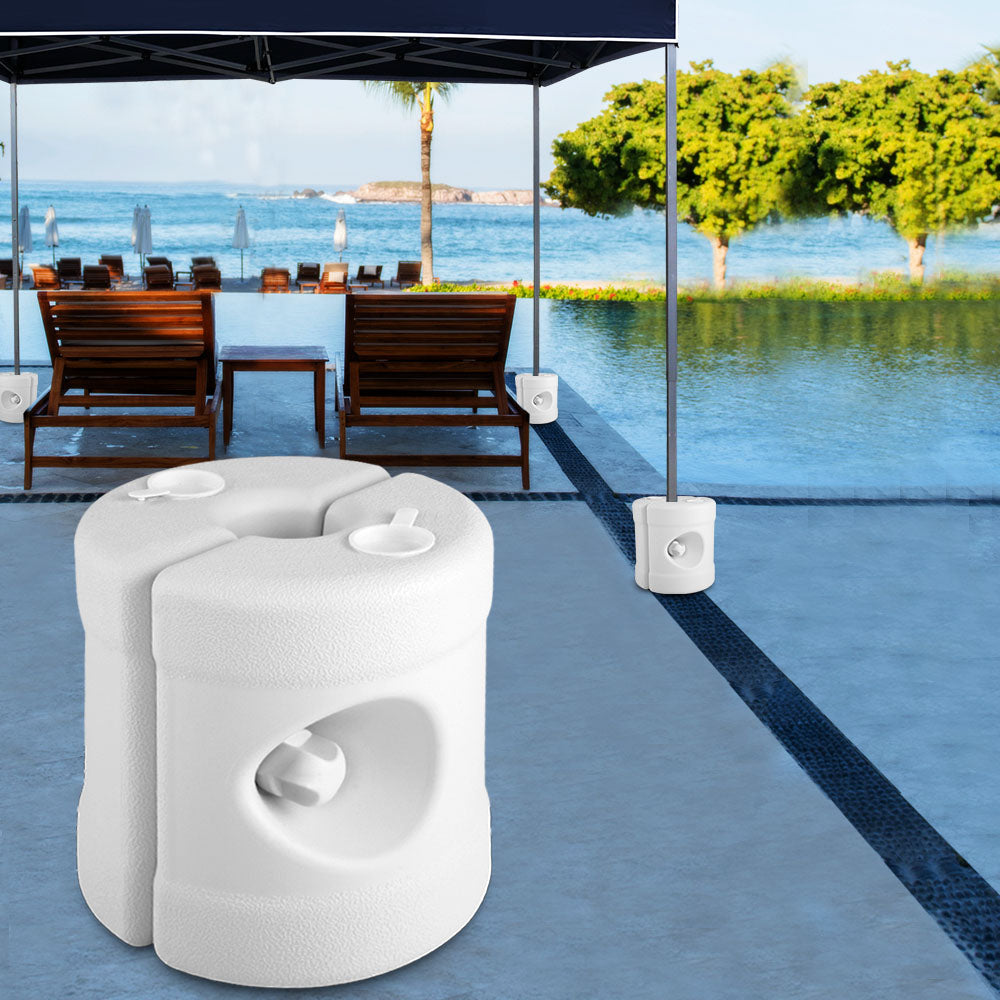 Instahut Gazebo Base Pod Kit 4 Pack White