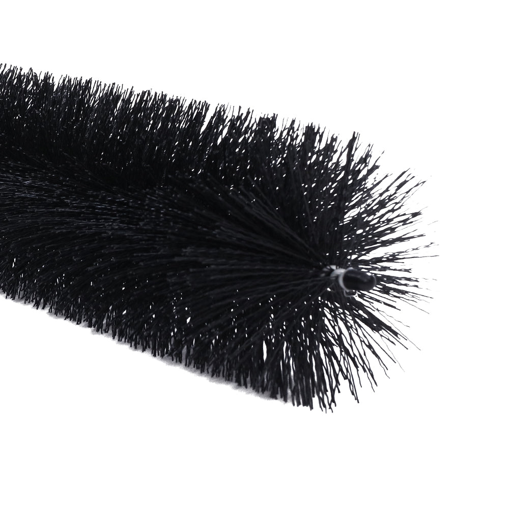 Gardeon 16M Gutter Guard Brush Set 92x10cm Black 18PCS