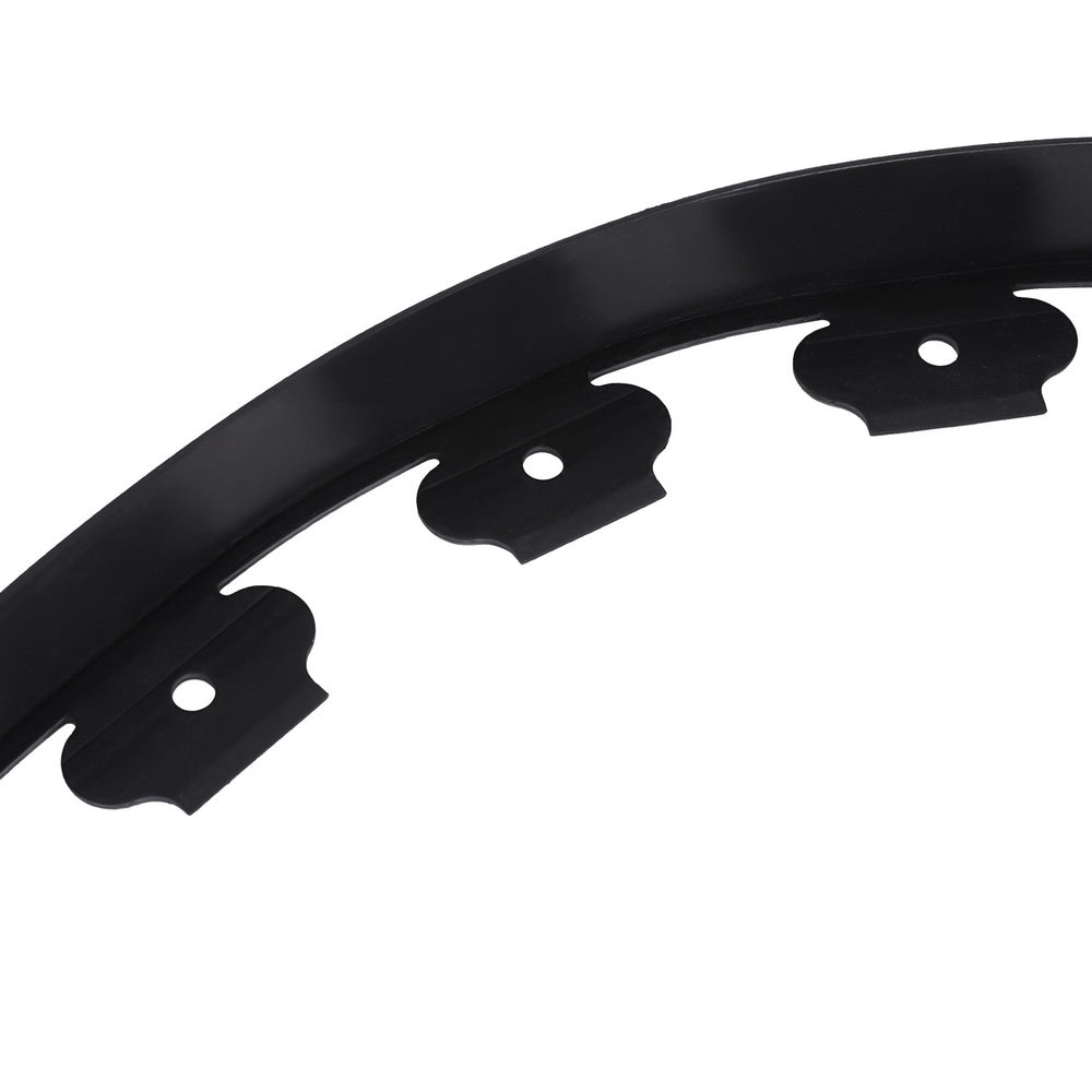 Greenfingers 5cm x 10m Garden Edging Black Set of 5