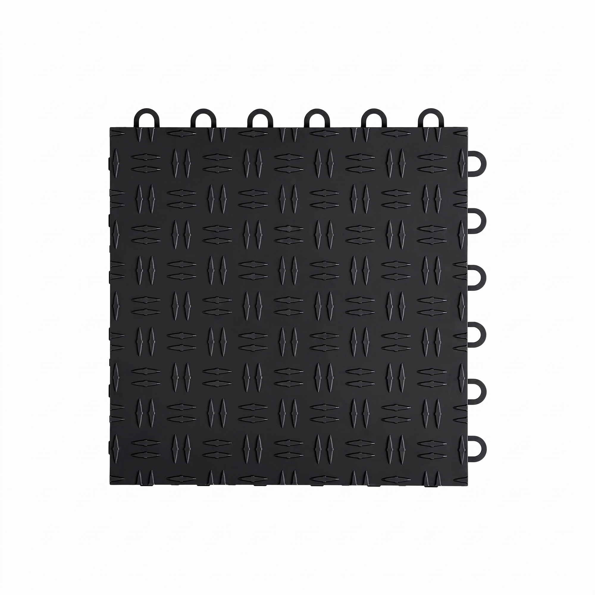 Giantz Garage Floor Tiles Interlocking PP Flooring 25PCS 30x30cm Black