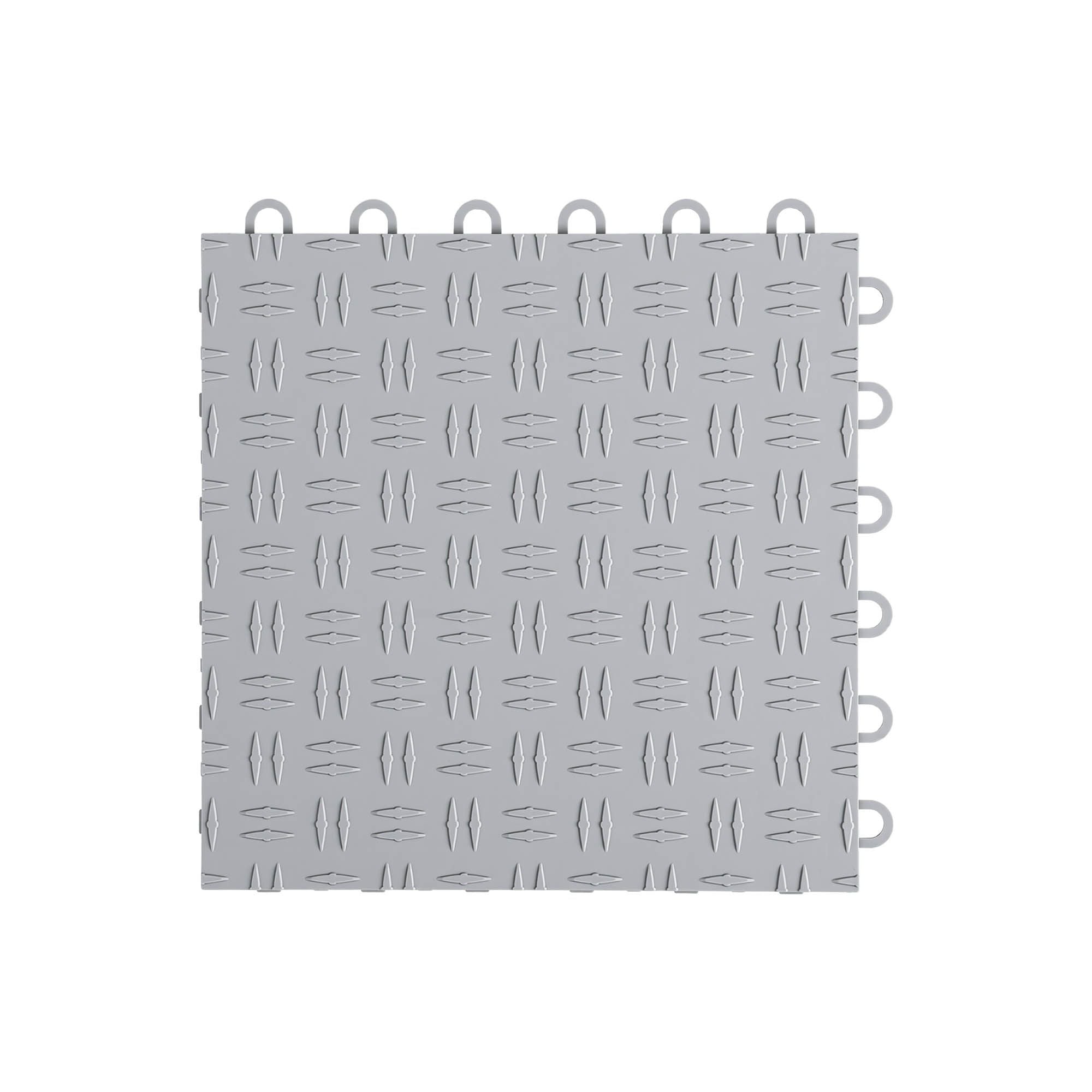 Giantz Garage Floor Tiles Interlocking PP Flooring 25PCS 30x30cm Grey