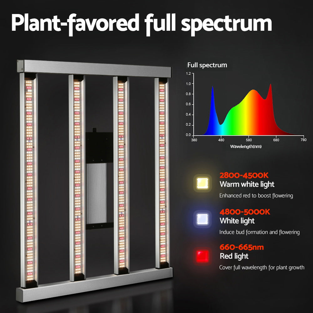 Max 3200W LED Grow Light Full Spectrum Indoor Plant Quantum Board