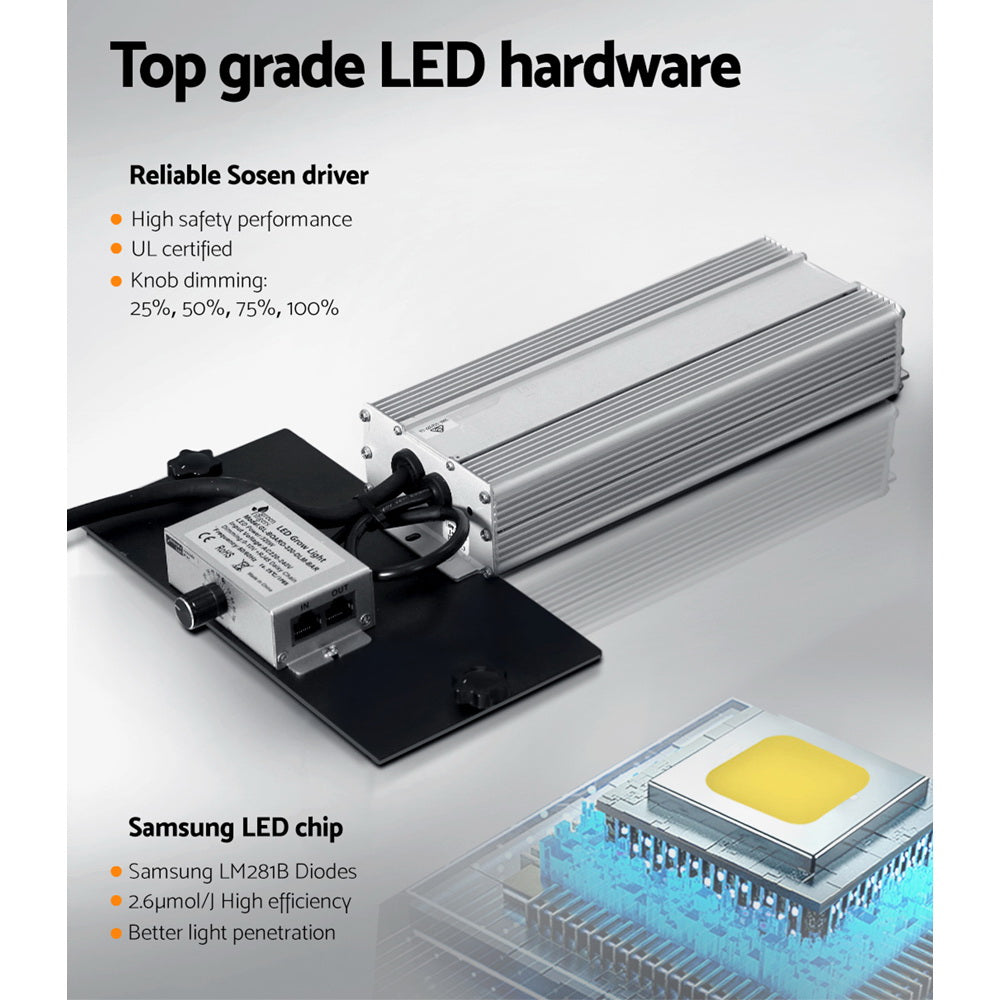 Max 3200W LED Grow Light Full Spectrum Indoor Plant Quantum Board