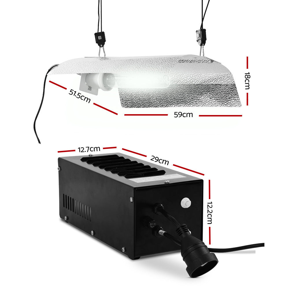 Greenfingers 600W Grow Light Kit Magnetic Ballast HPS MH Hydroponic System
