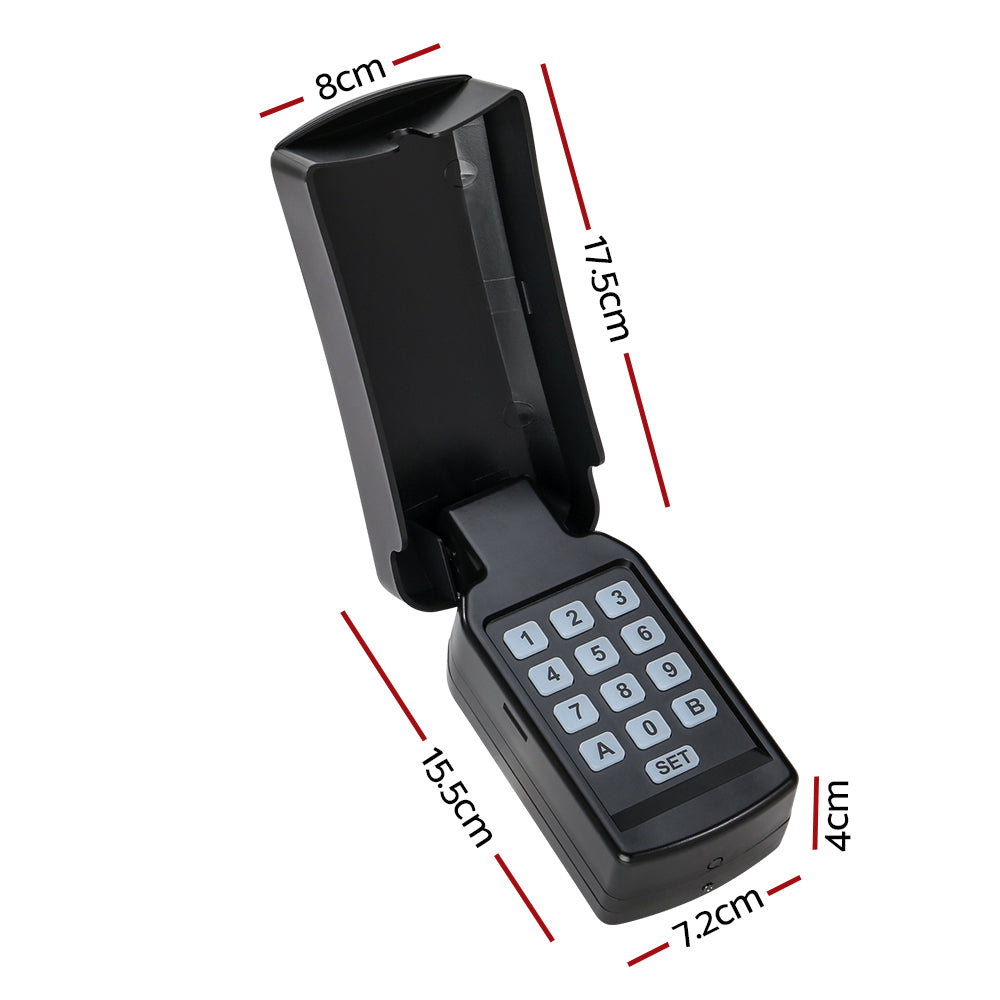 Lockmaster Universal Wireless Wired Keypad Security Control Black