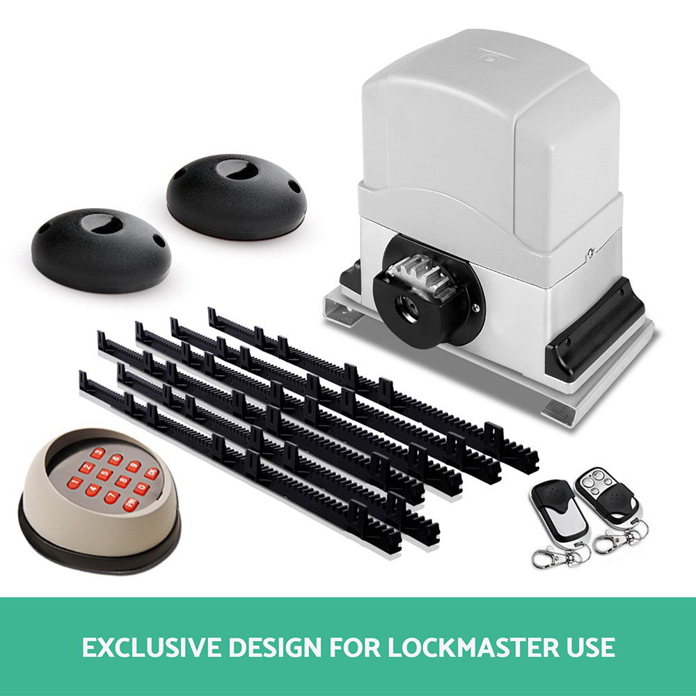 LockMaster Infrared Solar Gate Opener Swing Sliding