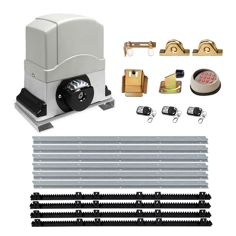LockMaster 800KG Electric Sliding Gate Opener 4M Keypad