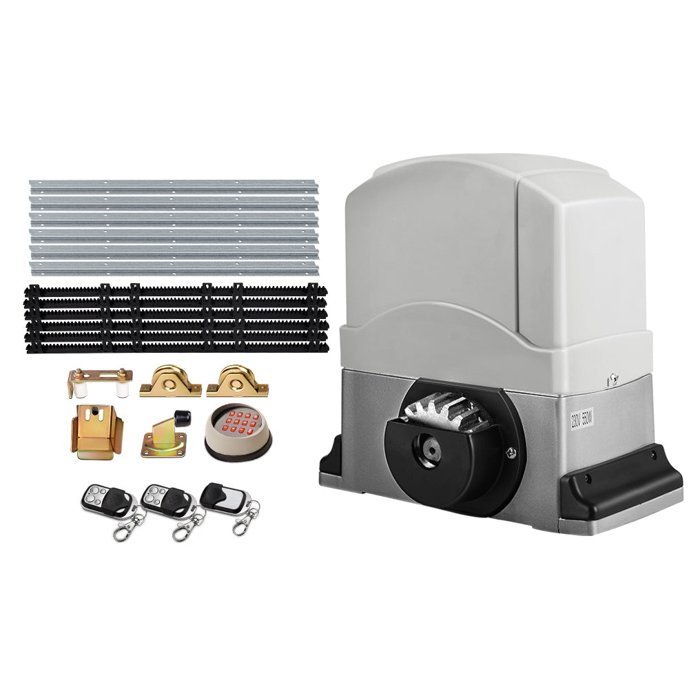 LockMaster 800KG 6M Electric Sliding Gate Opener Kit