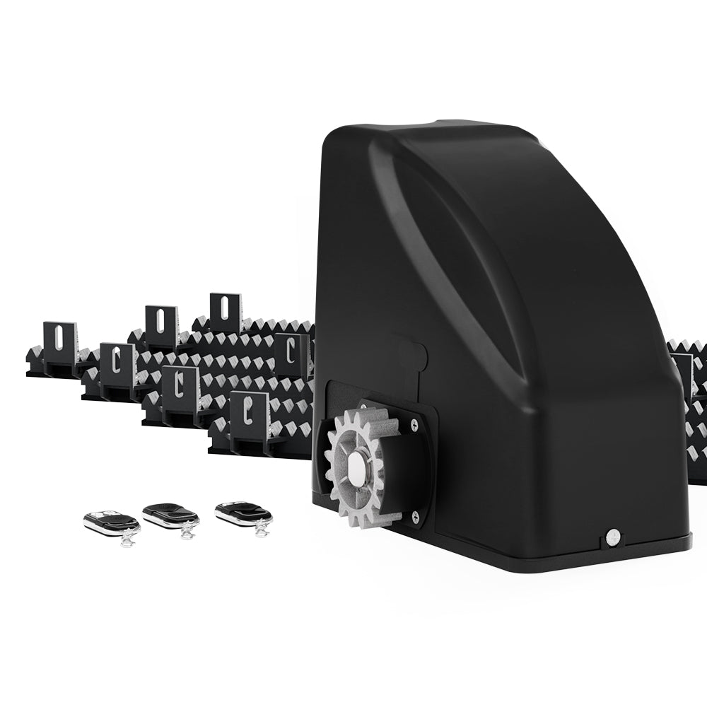 LockMaster 6M 600KG Automatic Sliding Gate Opener Kit 3 Remotes