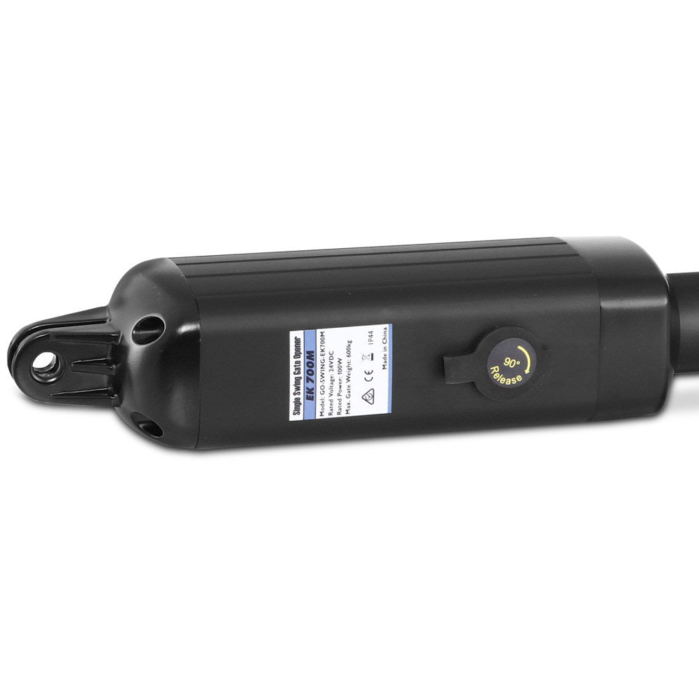 Lockmaster Single Swing Gate Opener 600KG 10W Solar Panel
