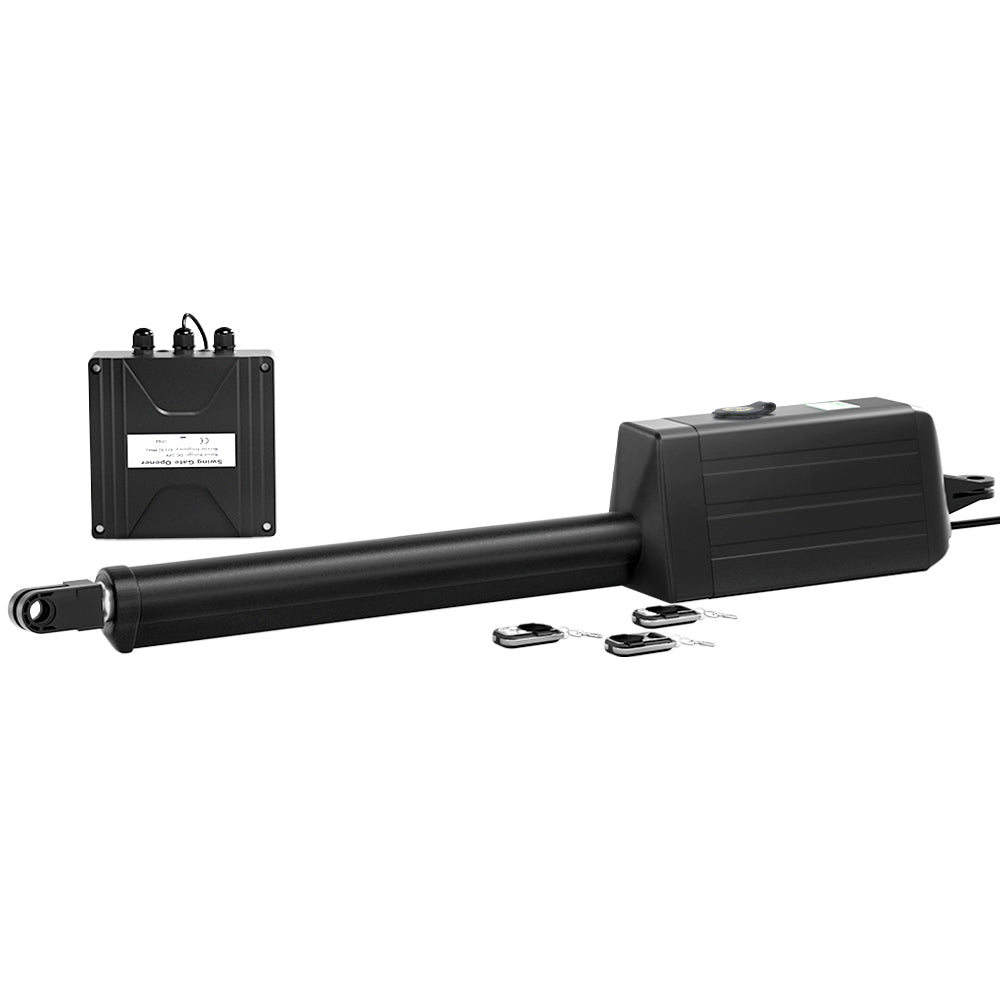 LockMaster 300KG 5M Single Swing Electric Gate Opener Remote Control