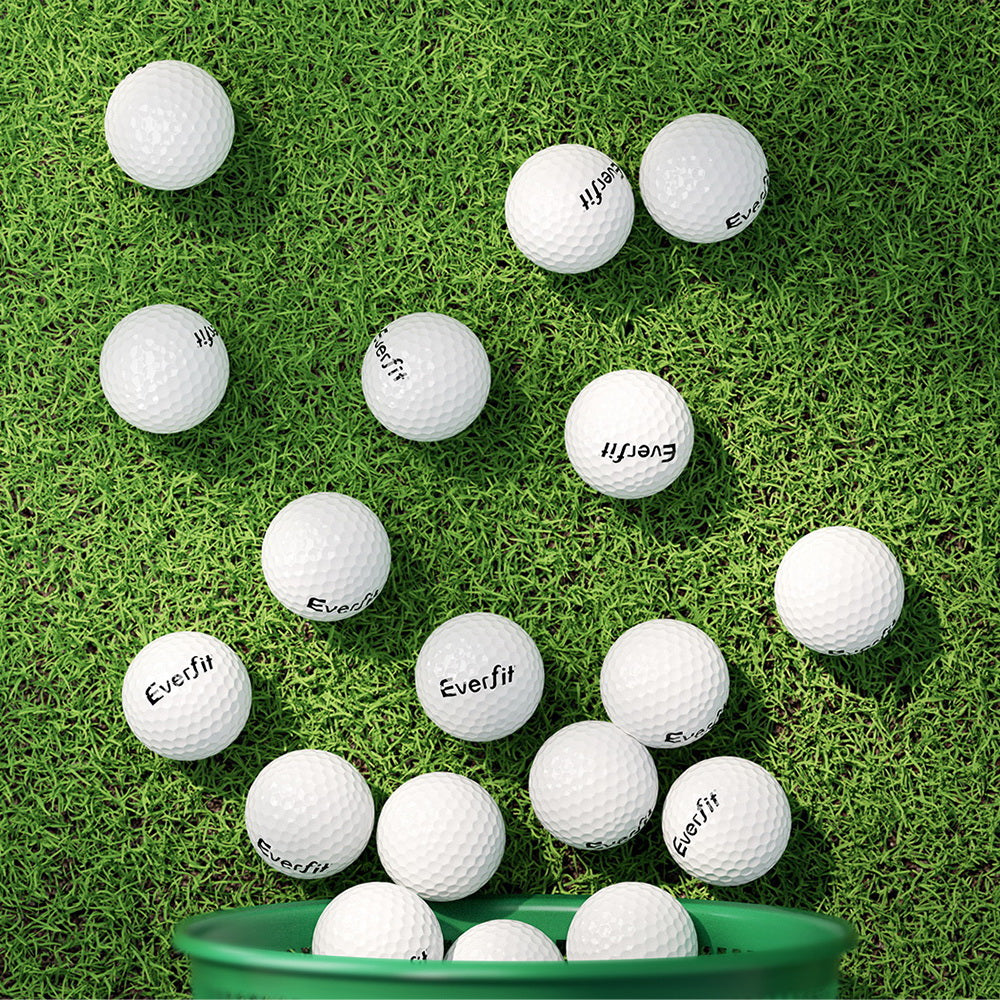 Durable 12Pcs Dual-Layer Golf Ball Set for Distance - Everfit