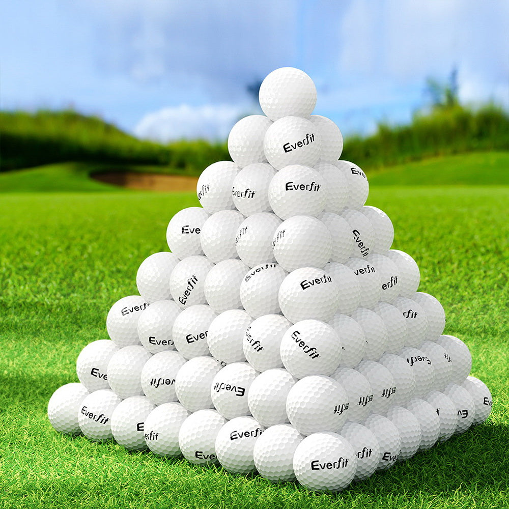 120pcs Dual-Layer Synthetic Golf Balls, Distance & Control | Everfit