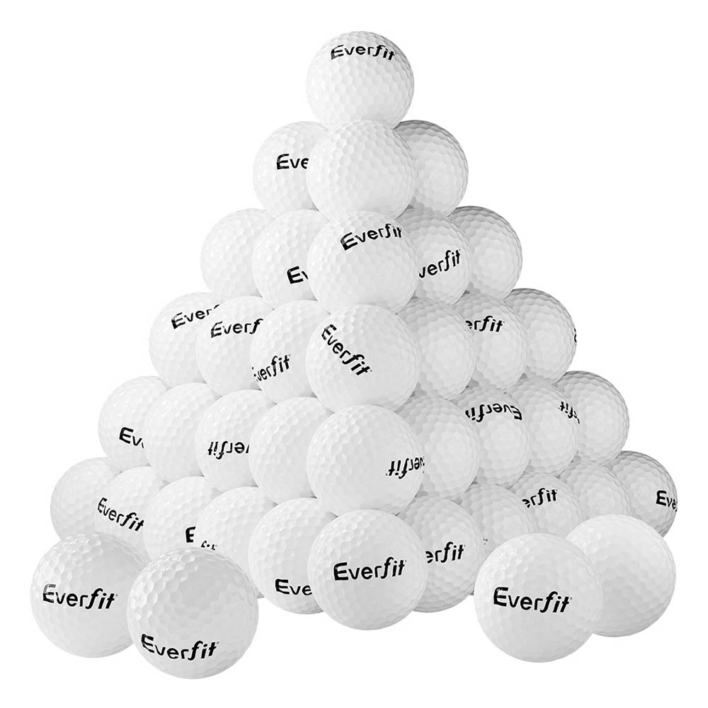 60pcs Dual-Layer Distance Golf Balls for Practice - Everfit