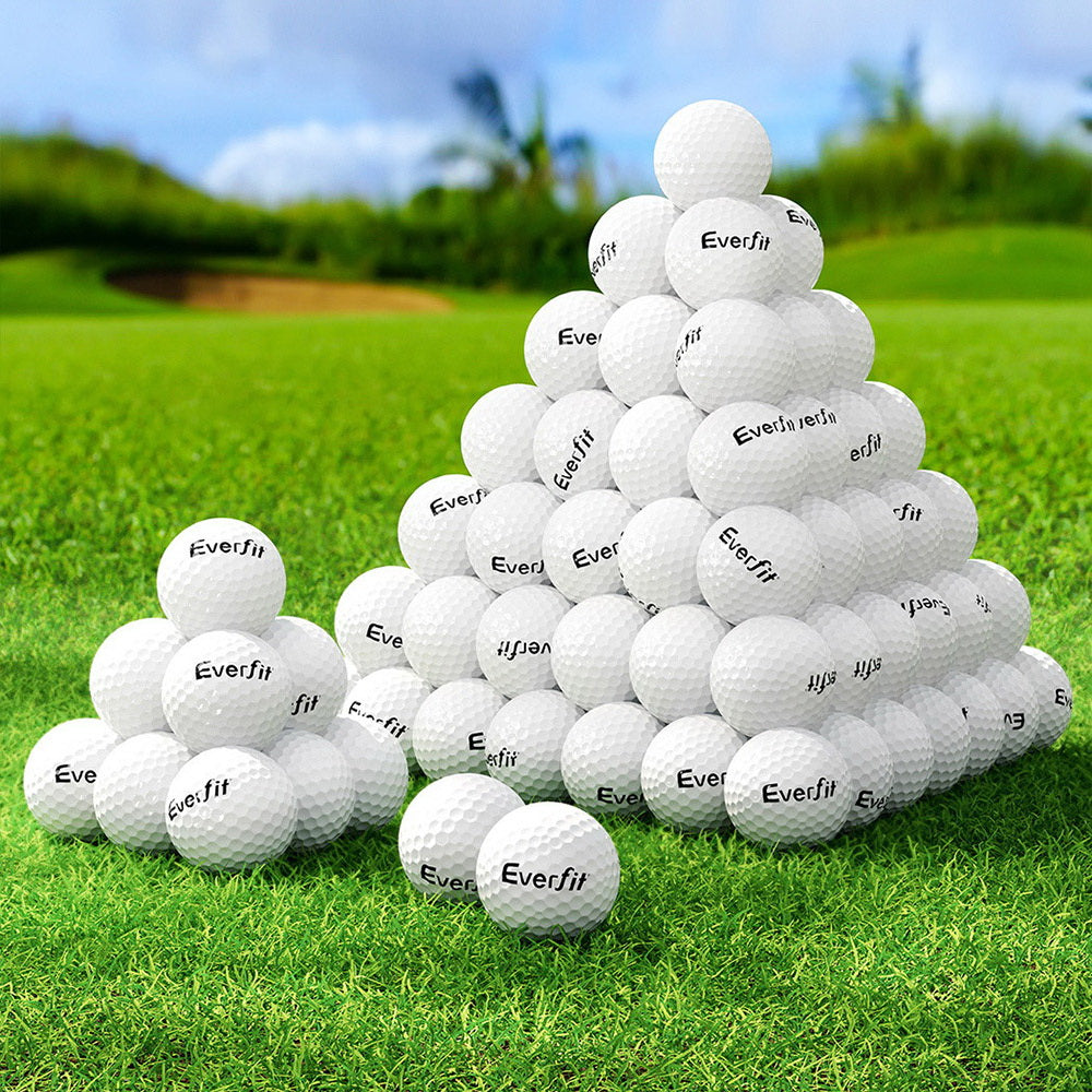 96pcs Dual-Layer Synthetic Golf Balls, B(AA) Rated - Everfit