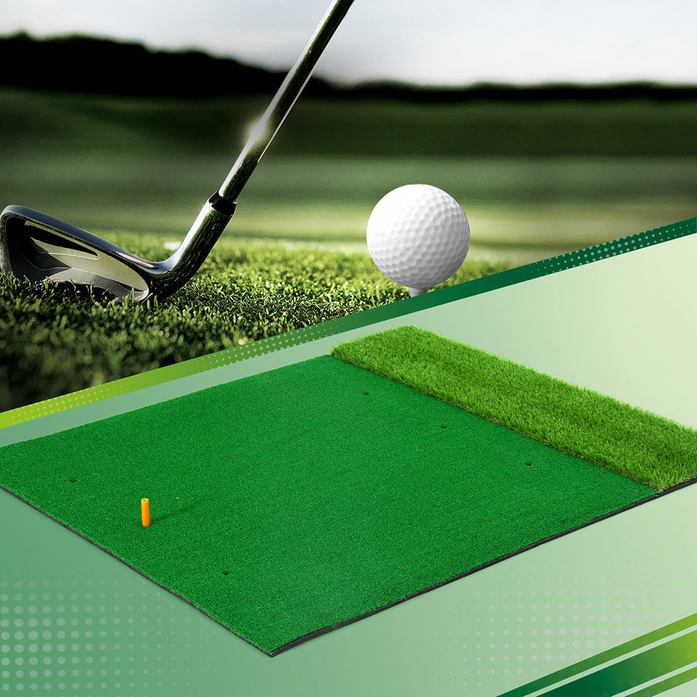 Everfit Portable Golf Hitting Mat 2-in-1 Training Aid Green