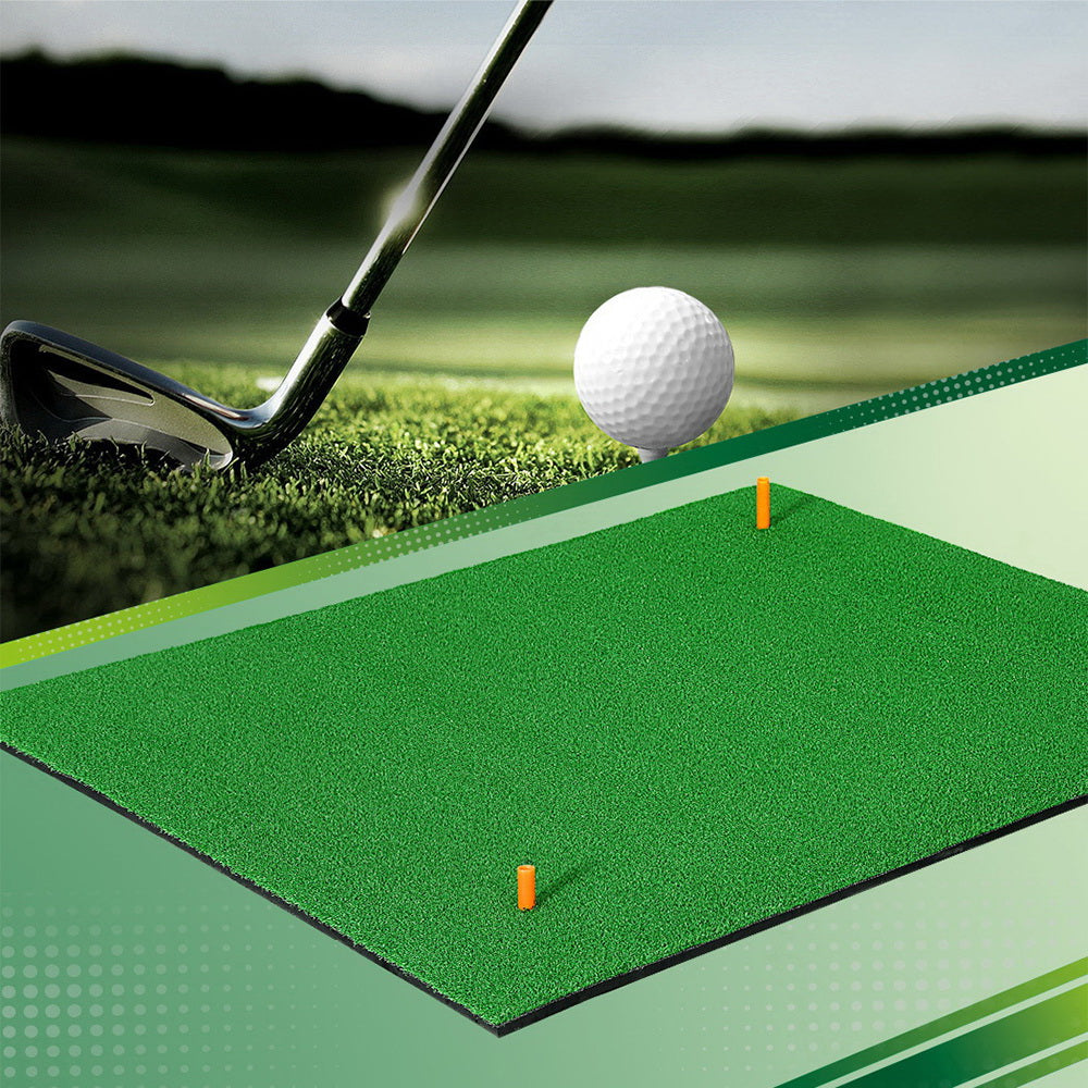 Everfit 100x125cm Golf Hitting Mat Portable Practice Training Aid Green