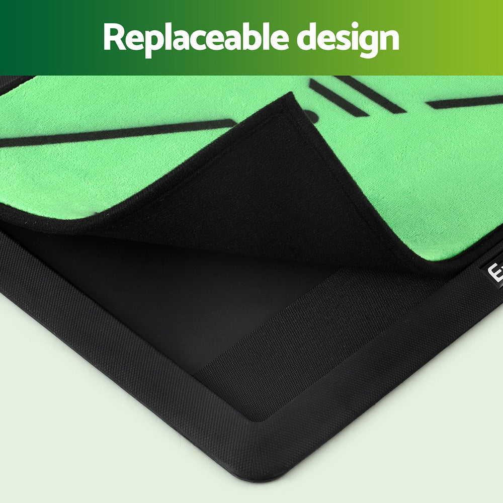 Everfit 44x33cm Golf Hitting Mat Swing Path Feedback Green