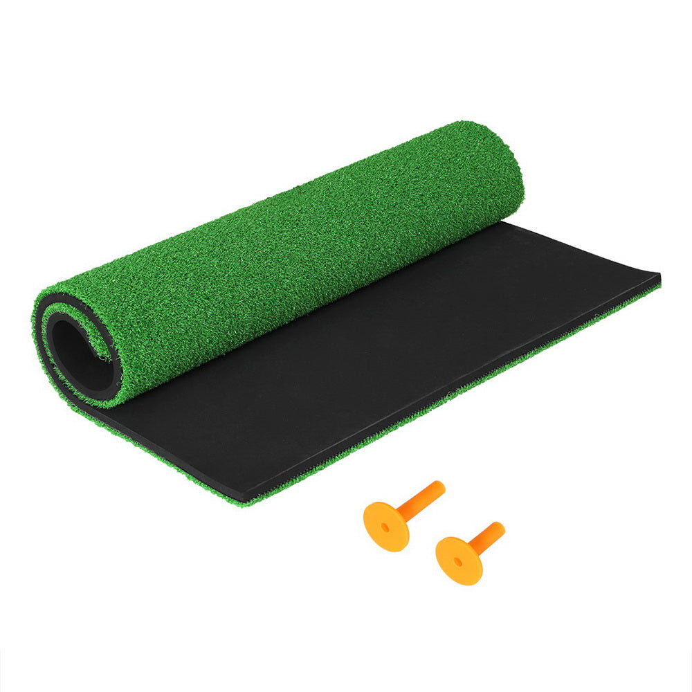 Everfit 150x150cm Golf Hitting Mat Portable Training Aid Green