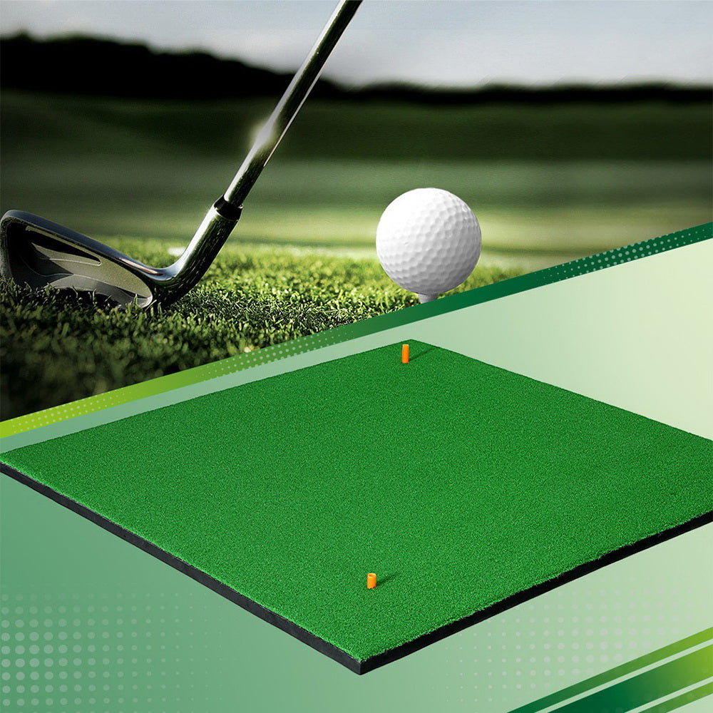 Everfit 150x150cm Golf Hitting Mat Portable Training Aid Green