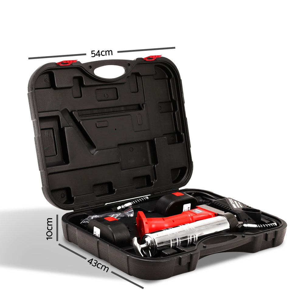 Giantz 20V Cordless Grease Gun 450g 9000PSI Red