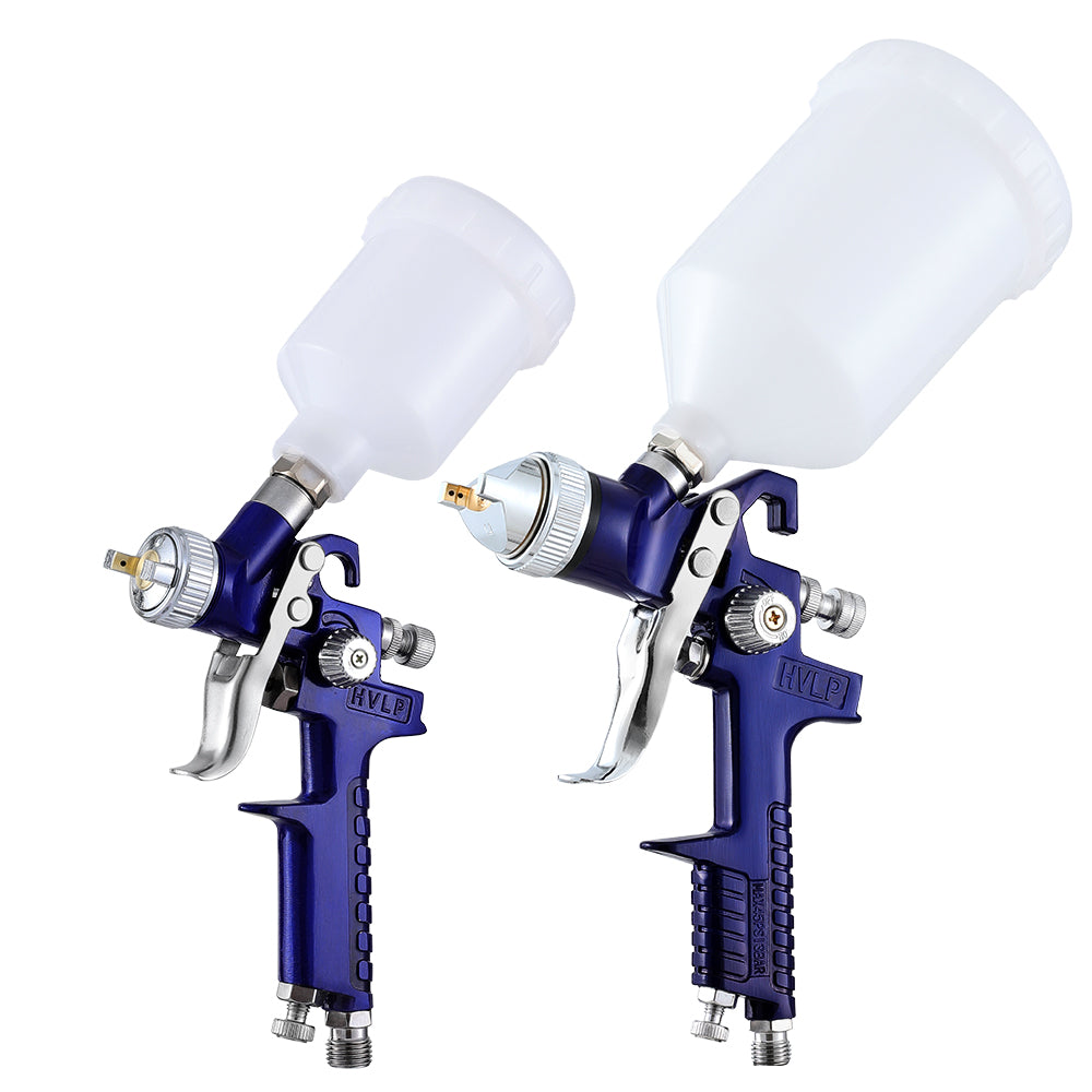 HVLP Air Spray Gun Set, Stainless Nozzles, 2PC - Giantz