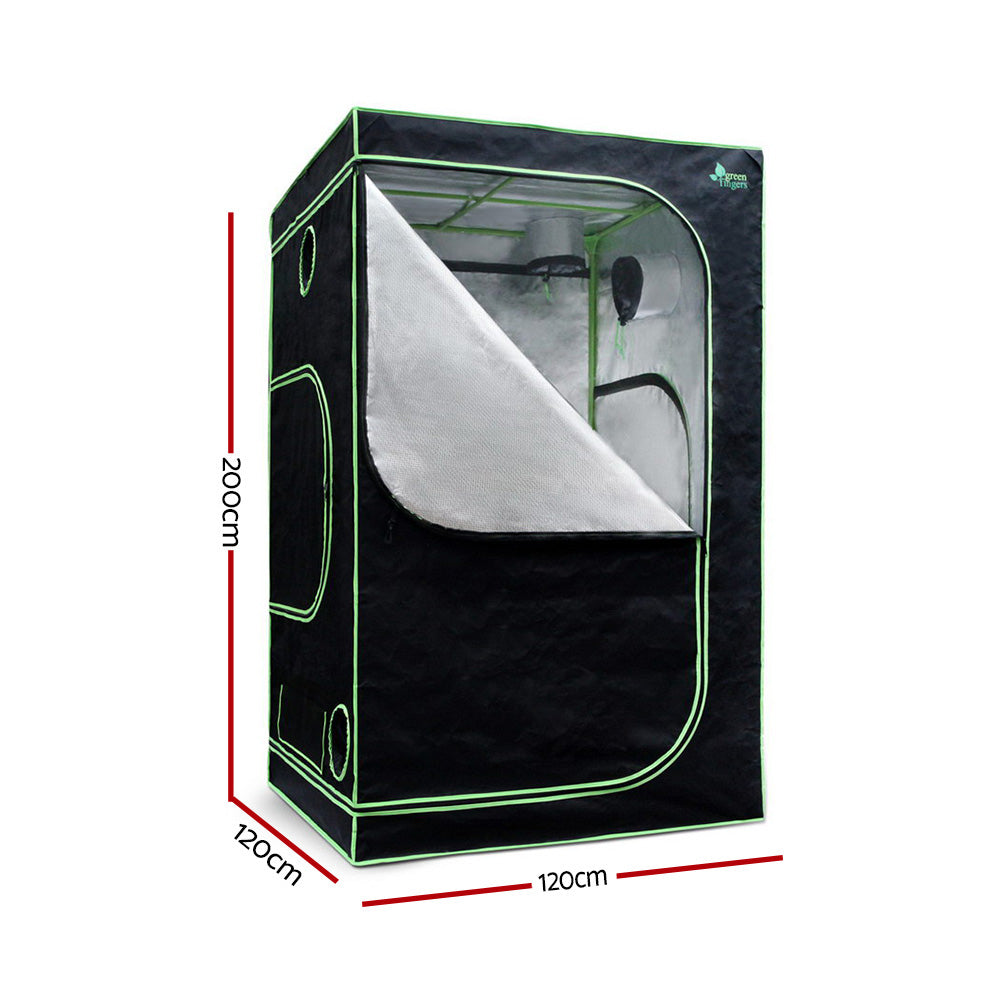 Green Fingers 120x120x200CM Hydroponic Grow Tent Indoor Plant System