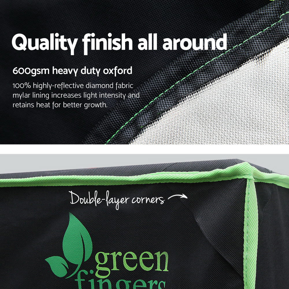 Green Fingers 120x120x200CM Hydroponic Grow Tent Indoor Plant System
