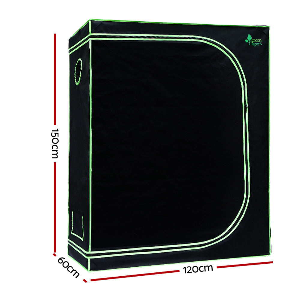 Green Fingers 120x60x150CM Hydroponics Grow Tent Indoor Plant Room