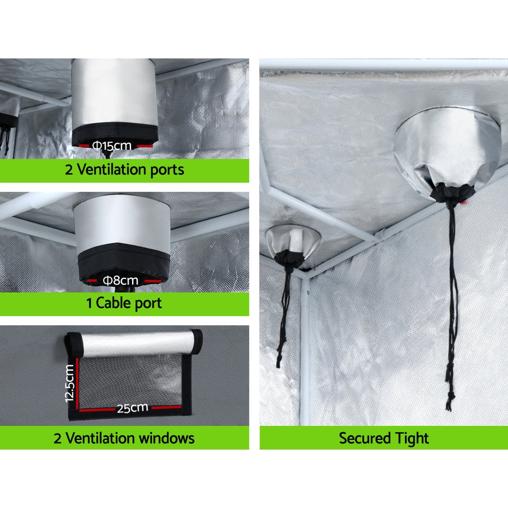 Greenfingers Hydroponics Grow Tent Kit Indoor System 142x100x180cm