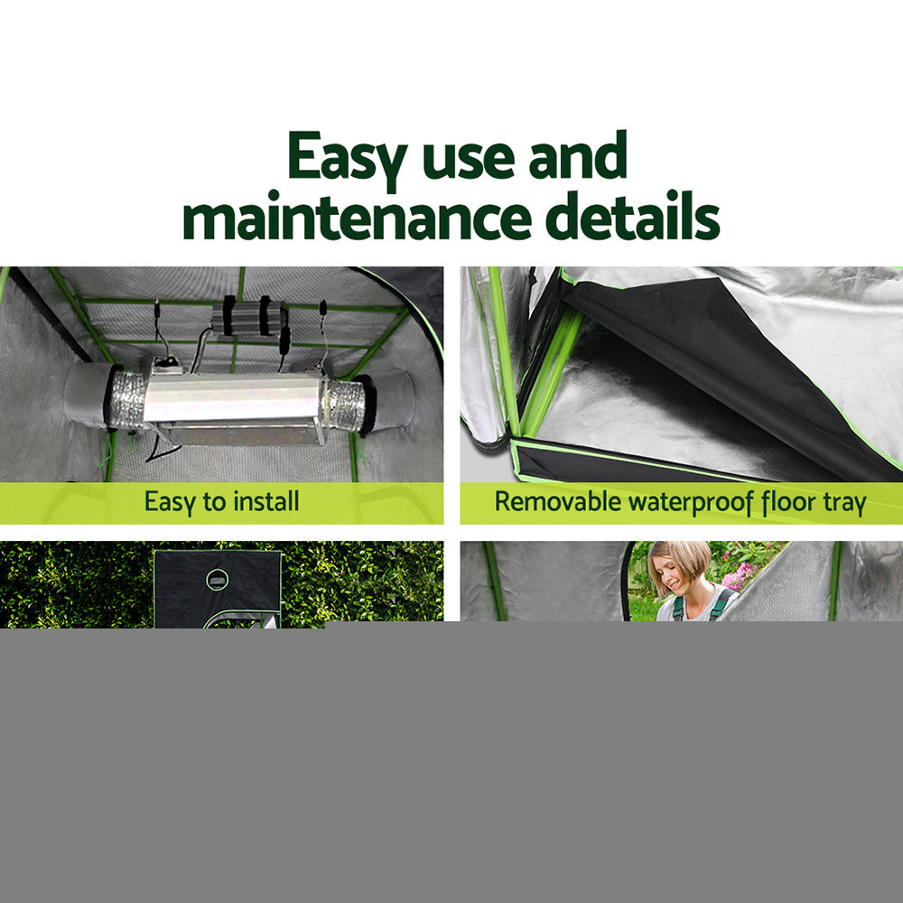 Green Fingers 1.5M Grow Tent Kit 2200W LED Full Spectrum