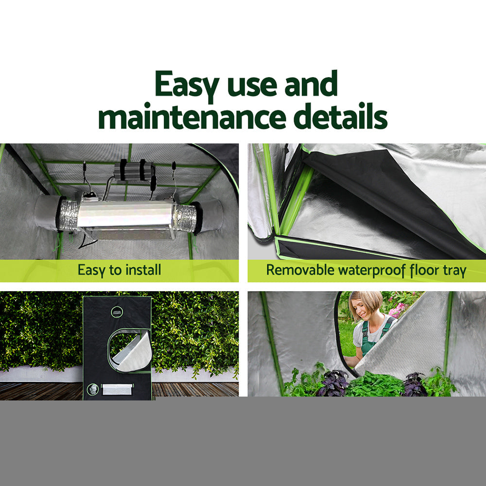 Green Fingers 1.5M Grow Tent Kit 4500W LED Full Spectrum