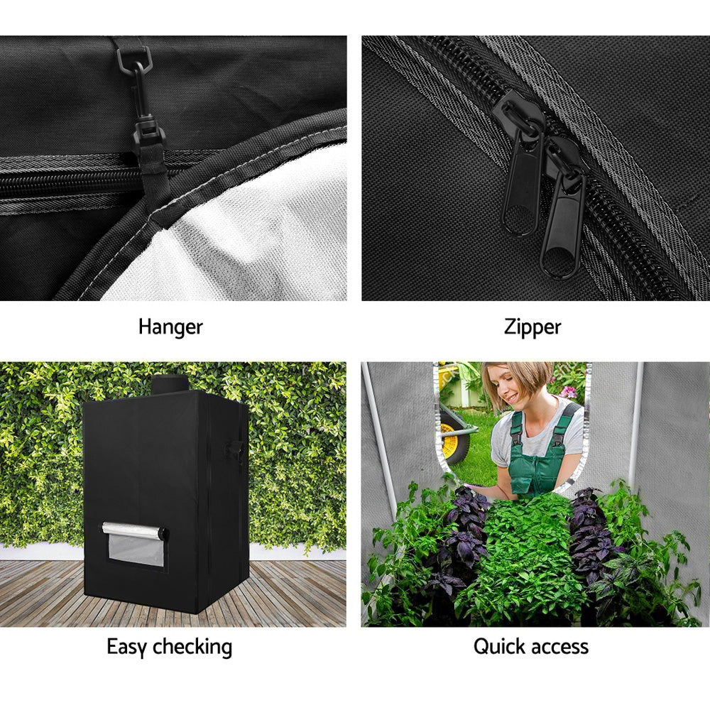 Greenfingers 60x60x90cm Hydroponics Grow Tent Black