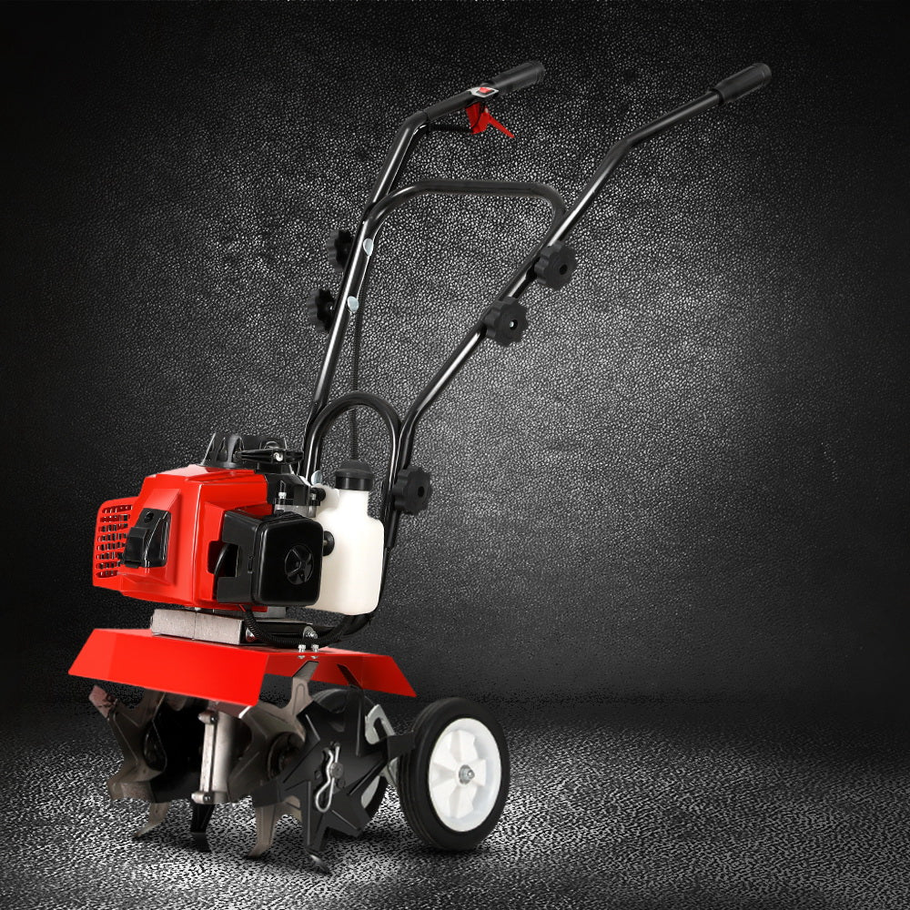 Giantz 88CC Garden Tiller 4-Blade Rotary Hoe