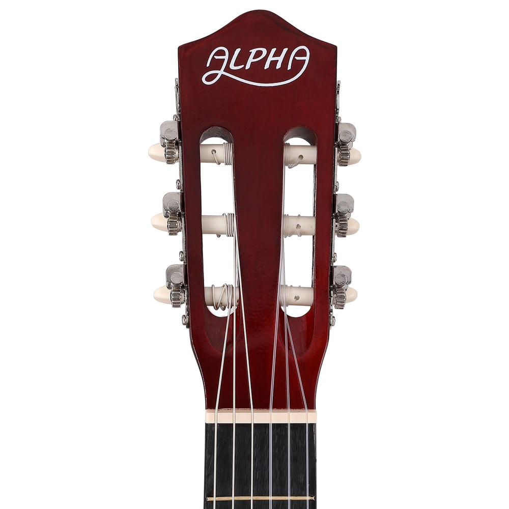 Alpha 39 Inch Classical Guitar Natural Nylon String Wooden Body