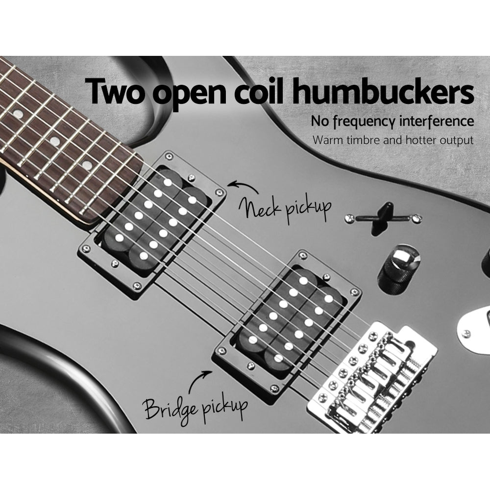 Alpha 41" Electric Guitar Humbucker Pickup Black