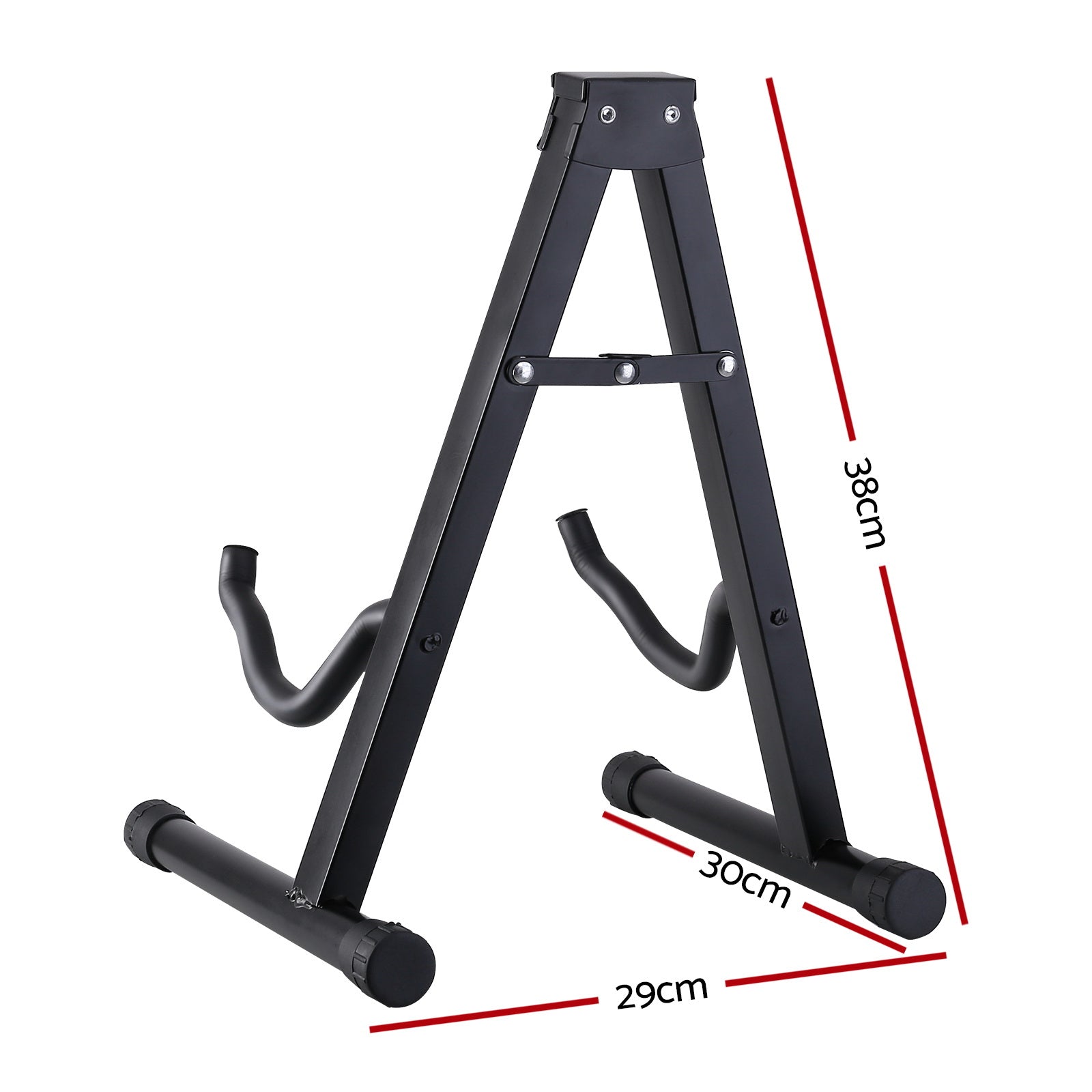 Alpha Folding Guitar Stand Portable Rack Black