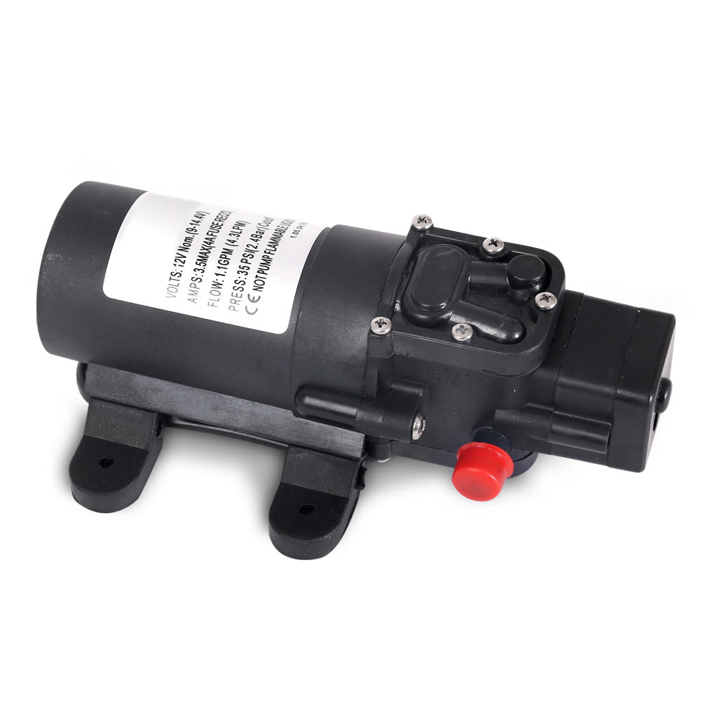 Portable 12V Water Pressure Shower Pump 4.3L/Min