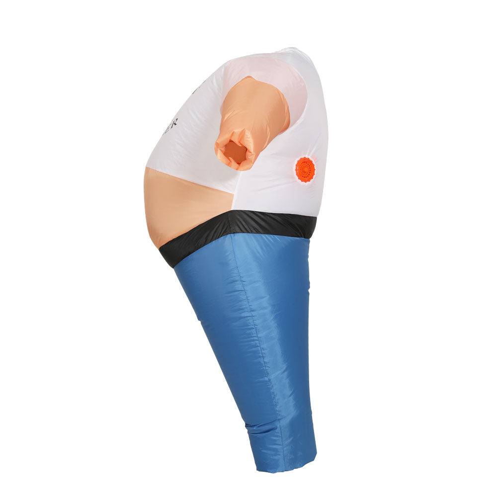 Samson Inflatable Costume 1.5m Adult Unisex Blue Halloween Cosplay