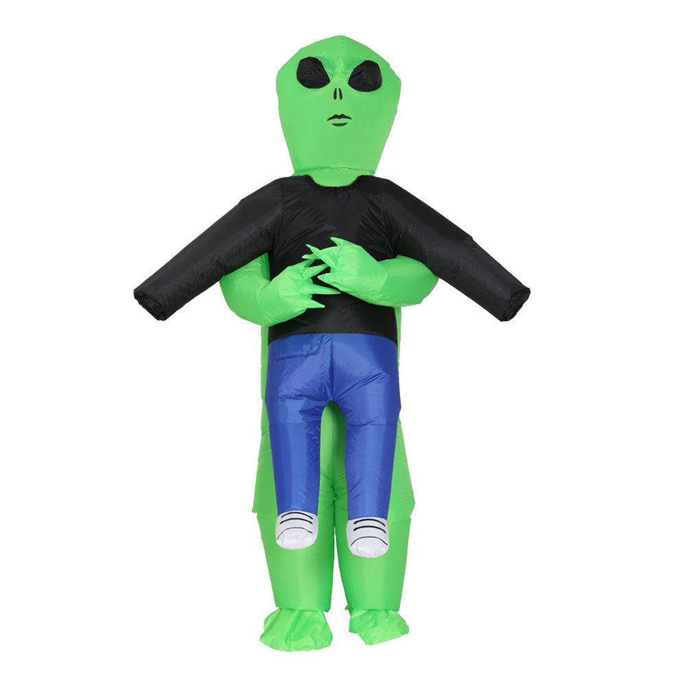 Inflatable Green Alien Costume Adult Unisex Halloween Cosplay